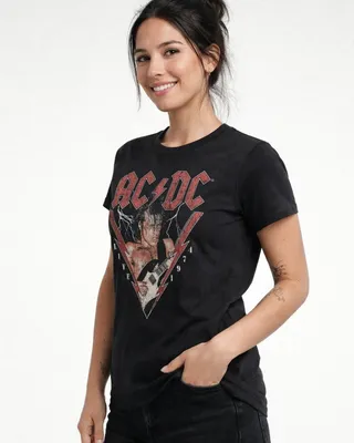 AC/DC - Live 1974 Girly Tee