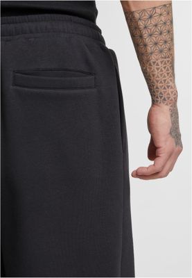 Fluffy Wide Leg Trackpants Byxor för herr – svart