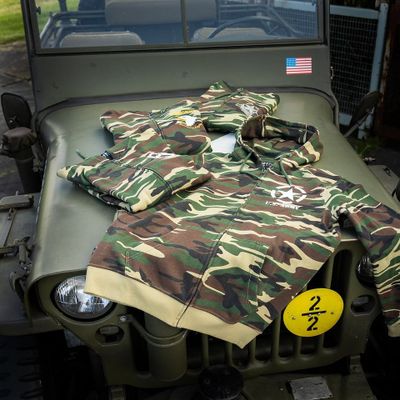 Allied Star U.S. Army camo zipped hoodie