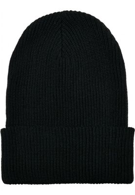 Ribbed hat in recycled yarn