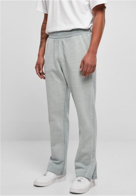 Soft trousers with wide cuffs and slits