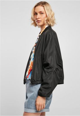 Ladies Recycled Batwing Bomber Jacket