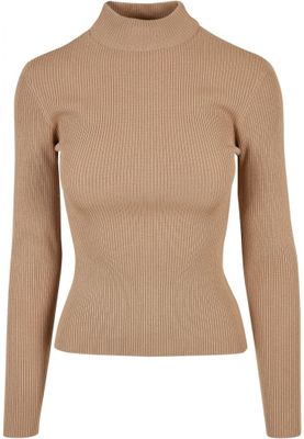 Ladies Rib Knit Turtelneck Sweater