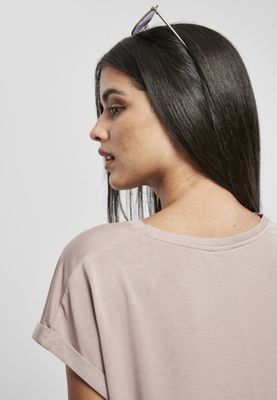 Ladies top with rolled up arms