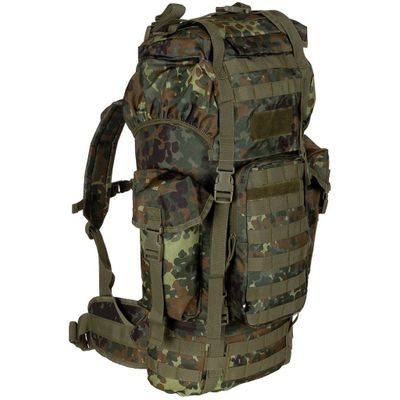 Vandrerygsæk BW kamp med MOLLE camo