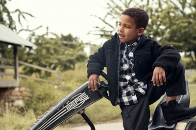 Teddy jacket black - Child