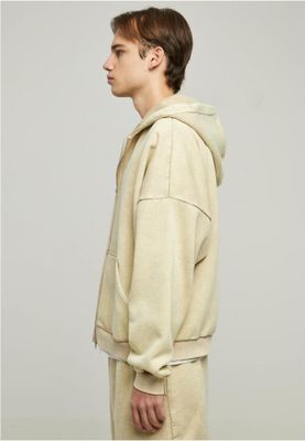 Heavy Sand Washed 90's Zip Hoody