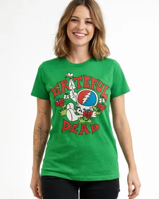 Grateful Dead Peace Girly Tee