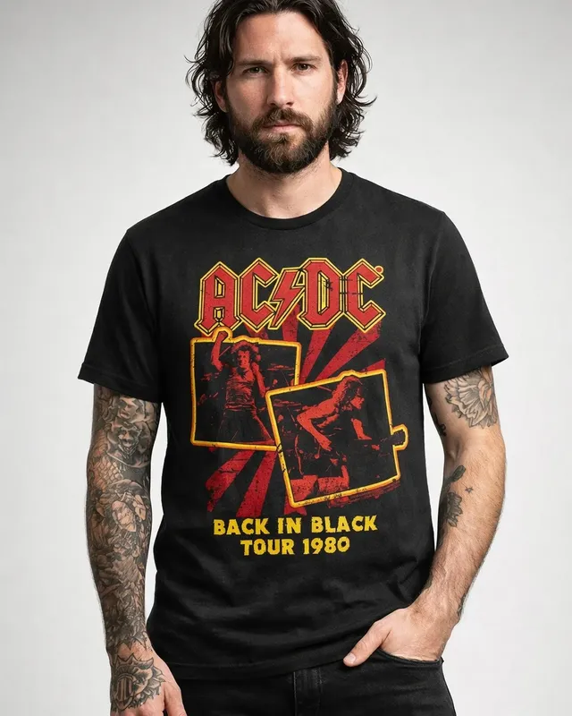 AC/DC - Back In Black Tour 1980 T-Shirt