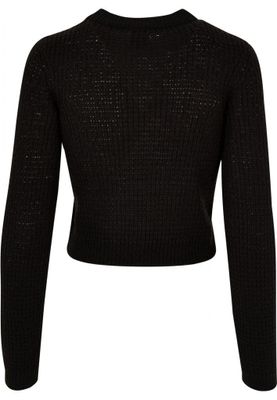 Short Waffle Sweater for Ladies