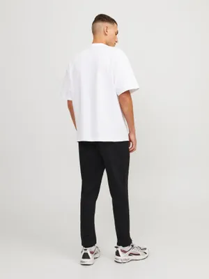Svarta slim fit joggingbyxor J&J
