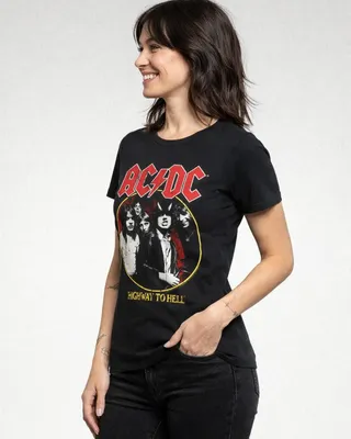 AC/DC - Highway To Hell 1979 Tour Girly Tee