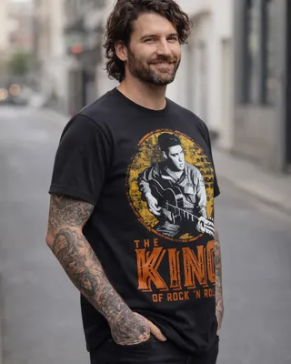 Elvis Presley - The King Of Rock 'n Roll Big & Tall T-Shirt