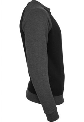 Tvåfärgad raglan sweatshirt