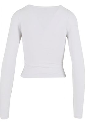 Ladies Ruffled Super Slim Longsleeve