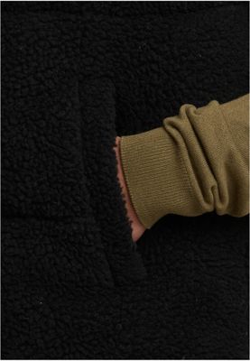 Basic Teddy Puffer Vest för herr – Svart