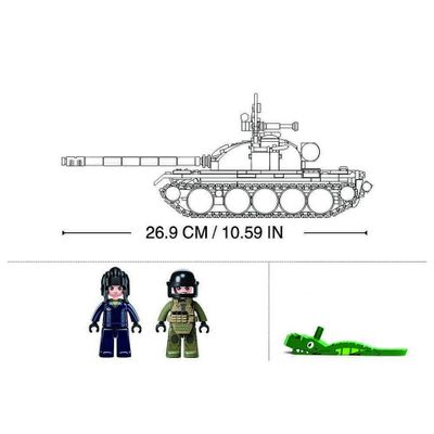 Tank (MBT) 3 in 1 - Sluban - M38-B1135