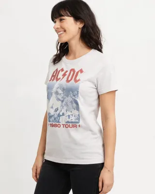 AC/DC - 1980 TOUR Girly Tee