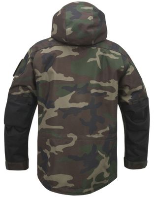 Camo Performance outdoor jacket with MOLLE system