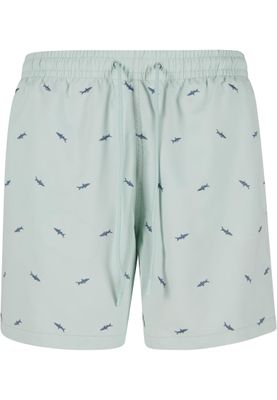 Embroidery Swim Shorts frotmint/vintageblue