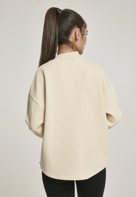 High neck sweatshirt oversize lady