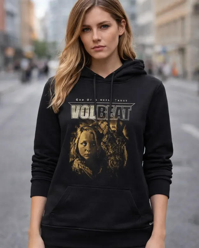 Volbeat God of Angels Trust Goat Huvtröja dam i svart
