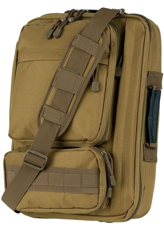 Laptop backpack with MOLLE