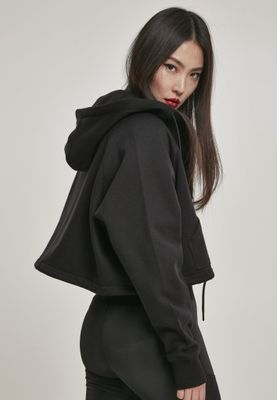 Kort hættetrøje i overdimensioneret model lady