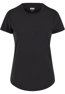 Sportt-shirt för damer med rund halsringning