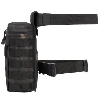 Leg bag with MOLLE system camo