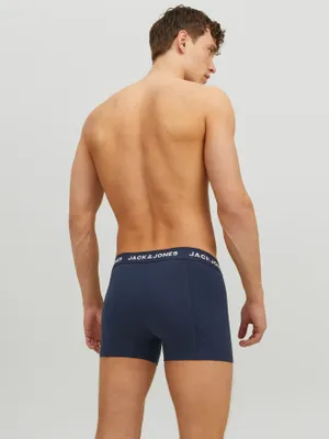 Marinblå boxershorts 3-pack