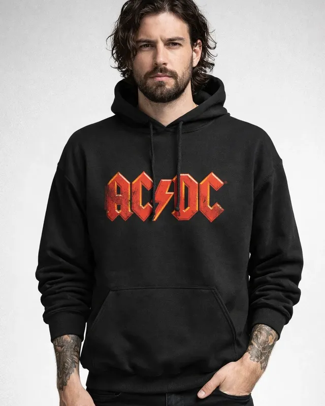 AC/DC Distressed Logo Hoodie