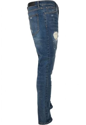 Heavy Destroyed Slim Fit Jeans