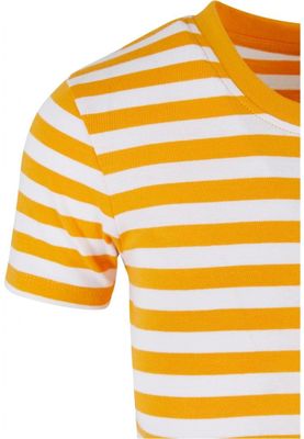 Women's short striped T-shirt