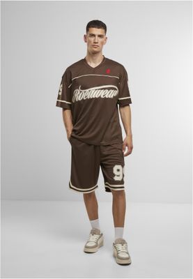 Shorts med rocawear BALLER – chocolate brown