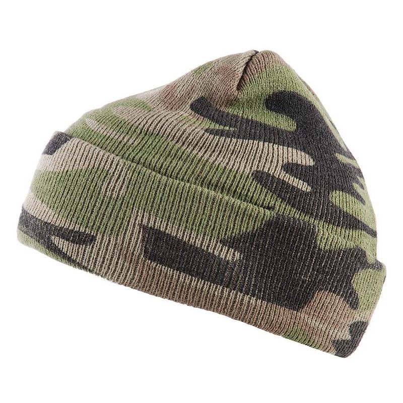 Woodland camo beanie