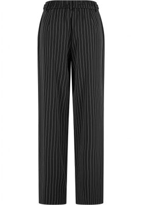 Ladies Pinstripe Wide Leg Trousers