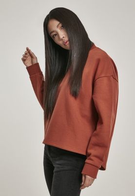 High neck sweatshirt oversize lady
