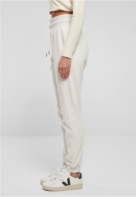 Ladies High Waist Color Melange Sweat Pants