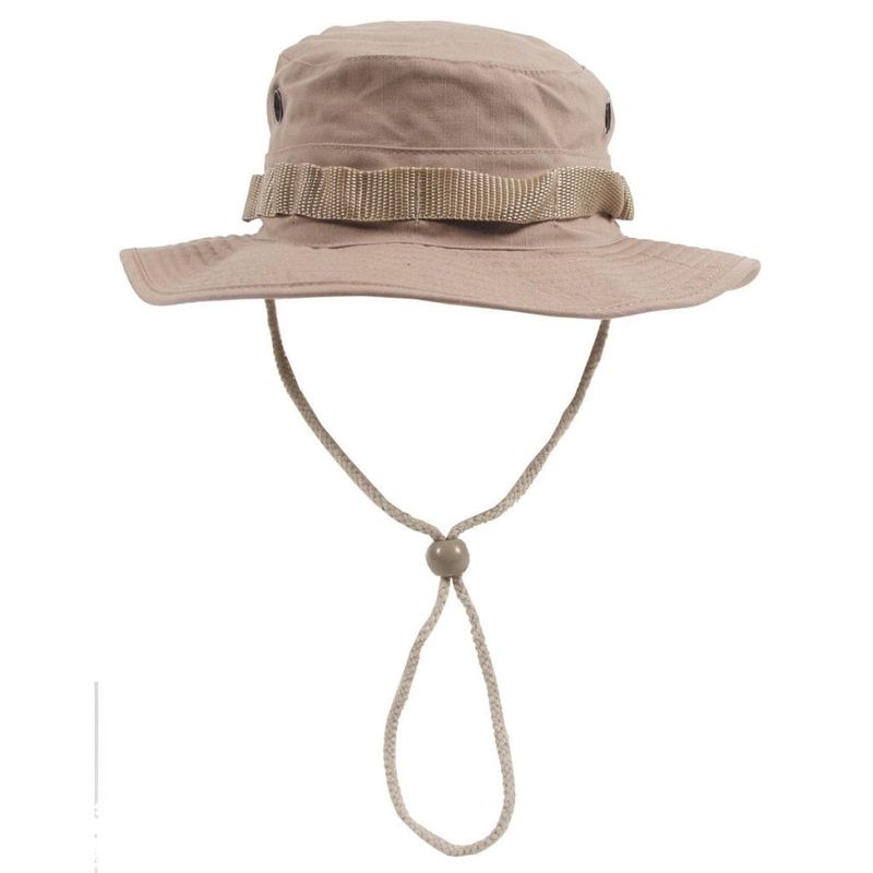 Booniehat med ripstop khaki