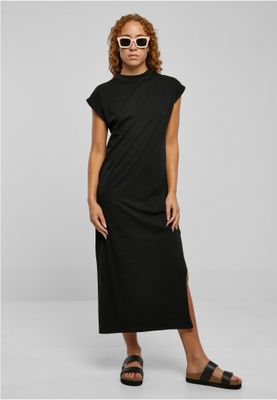 Simple long dress with short sleeves