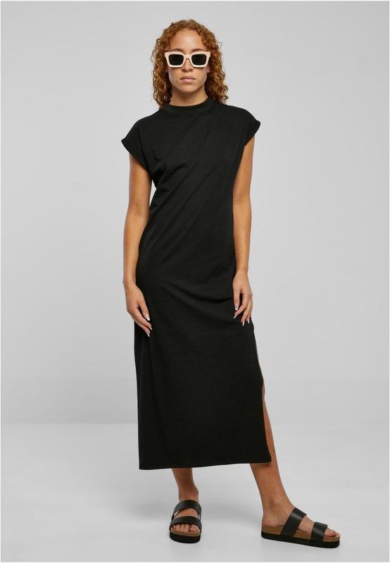 Simple long dress with short sleeves