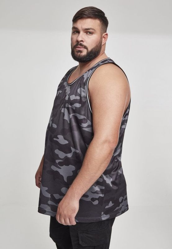 Camo mesh tank top mens