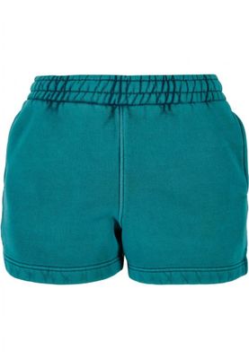 Stone-washed women's soft shorts