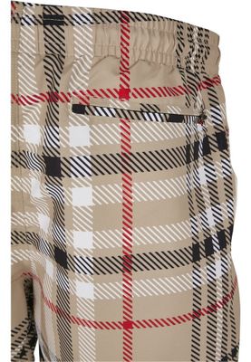 Bade shorts med britisk tartan mønster