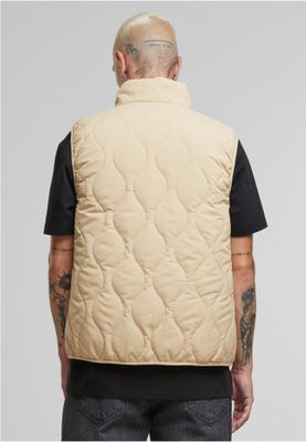 Stylish Olive Green Quilted Vest for Men