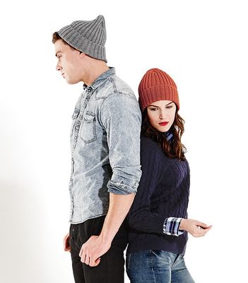 Chunky ribbed beanie