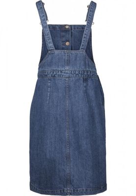 Ladies Denim Dungarees Dress