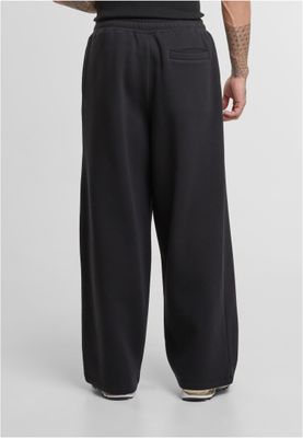 Fluffy Wide Leg Trackpants Byxor för herr – svart