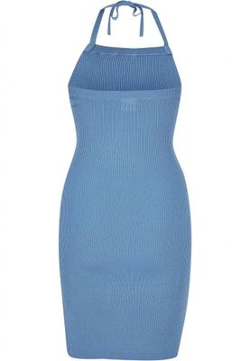 Ladies Rib Knit Neckholder Dress